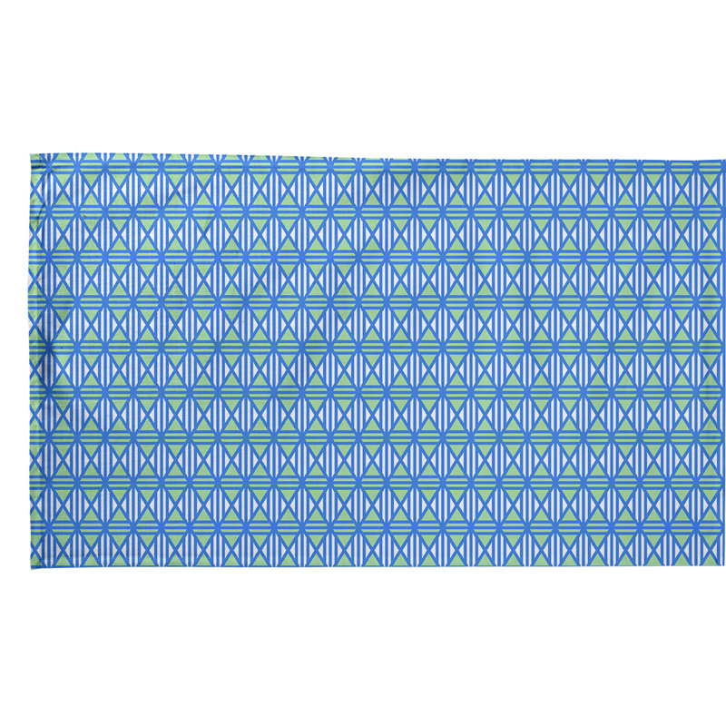 Gady Tea Towel Kitchen Towel, Light Blue, Poly Twill