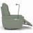270° Power Swivel Rocker Recliner Chair w/ Phone Holder, Electric Glider Reclining Sofa with USB Ports, Power Swivel Glider, Rocking Chair Nursery Recliners for Living Room Bedroom(Dark Green)-1844393427