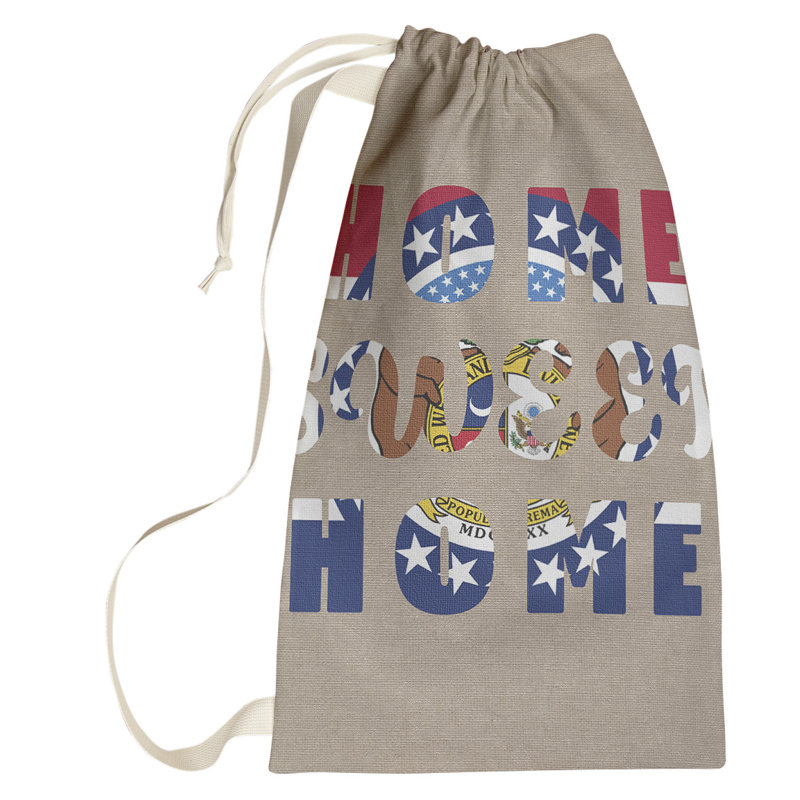 Fabric Laundry Bag with Handles, Small (64" H x 20" W x 1.5" D), Missouri