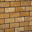 1" x 2" Travertine Brick Joint Mosaic Wall & Floor Tile