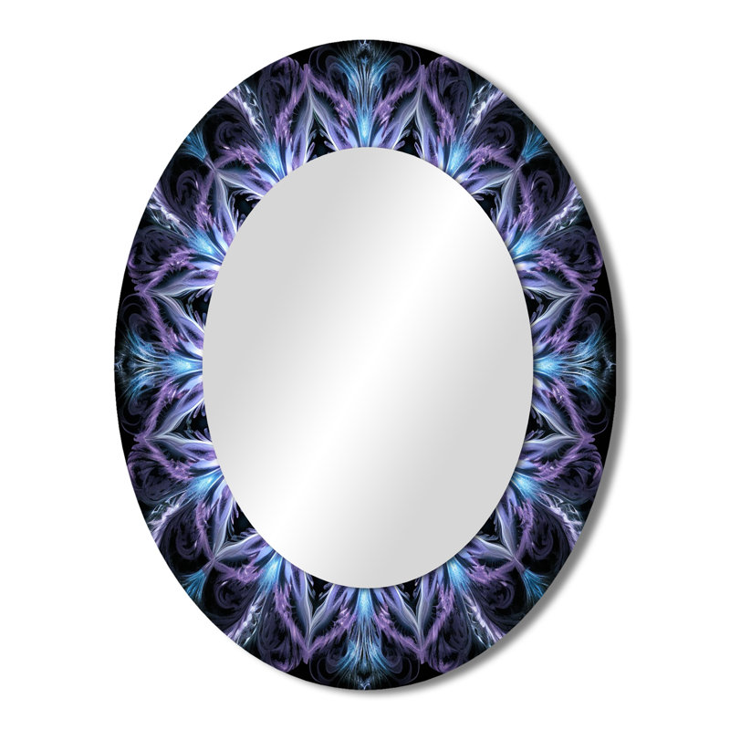 Malchow - Miroir abstrait en métal, 43 po x 33 po