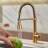 Bolden CASAINC 1.8 GPM Spring Neck Pull Down Kitchen Faucet with Deck Plate-93965523
