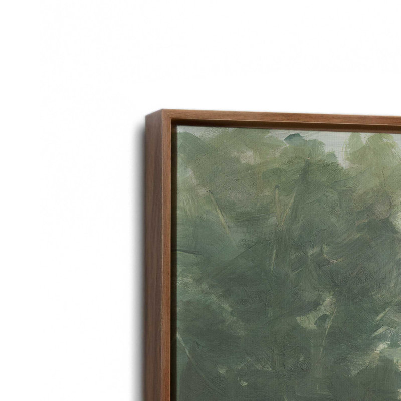 «Serene Valley Vista I» par Ethan Harper, reproduction d'art sur toile, H 12 po x l 16 po, Brun