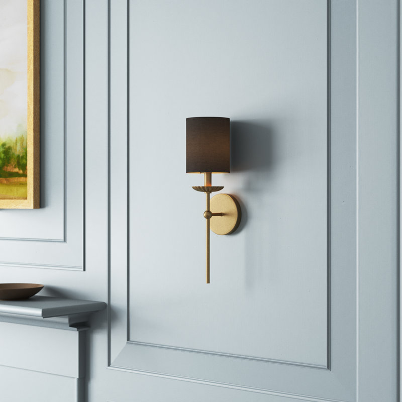 Olivette 1 - Light Dimmable Wallchiere in True Gold, True Gold, Matte Black