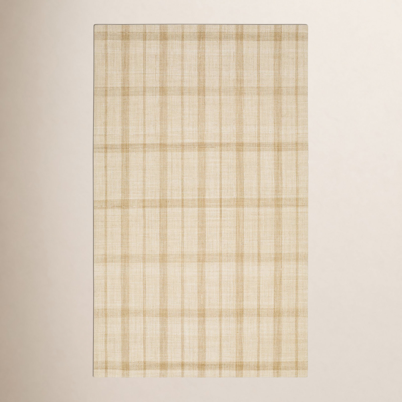 Adella Handmade Brown Rug, Rectangle 2' x 3'