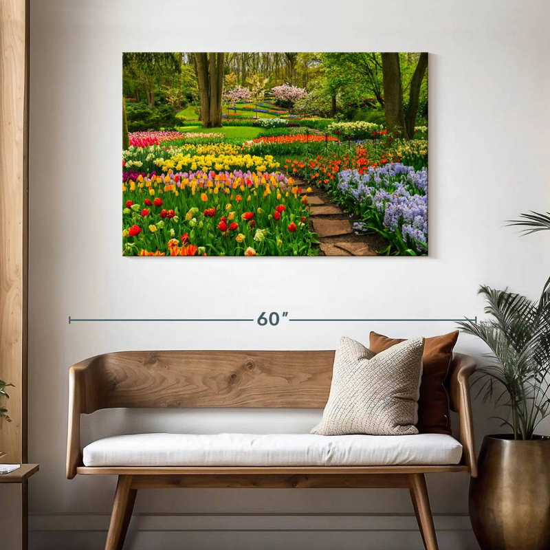 Fleurs de tulipes Harnek Spring, H 30 po x l 45 po