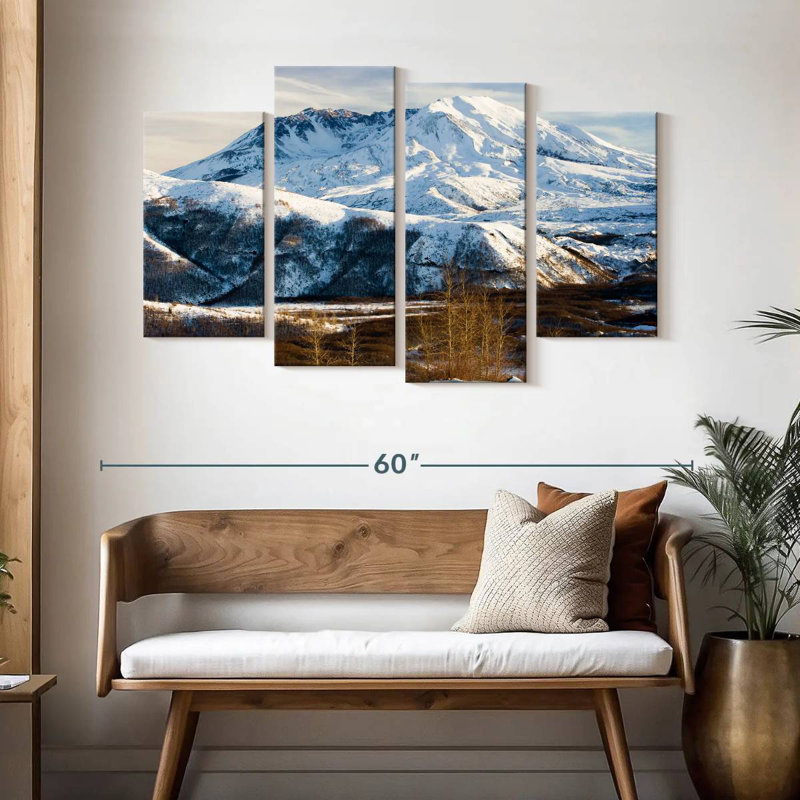 Alvord St. Helens Snow Mountain, 32" H x 52" W