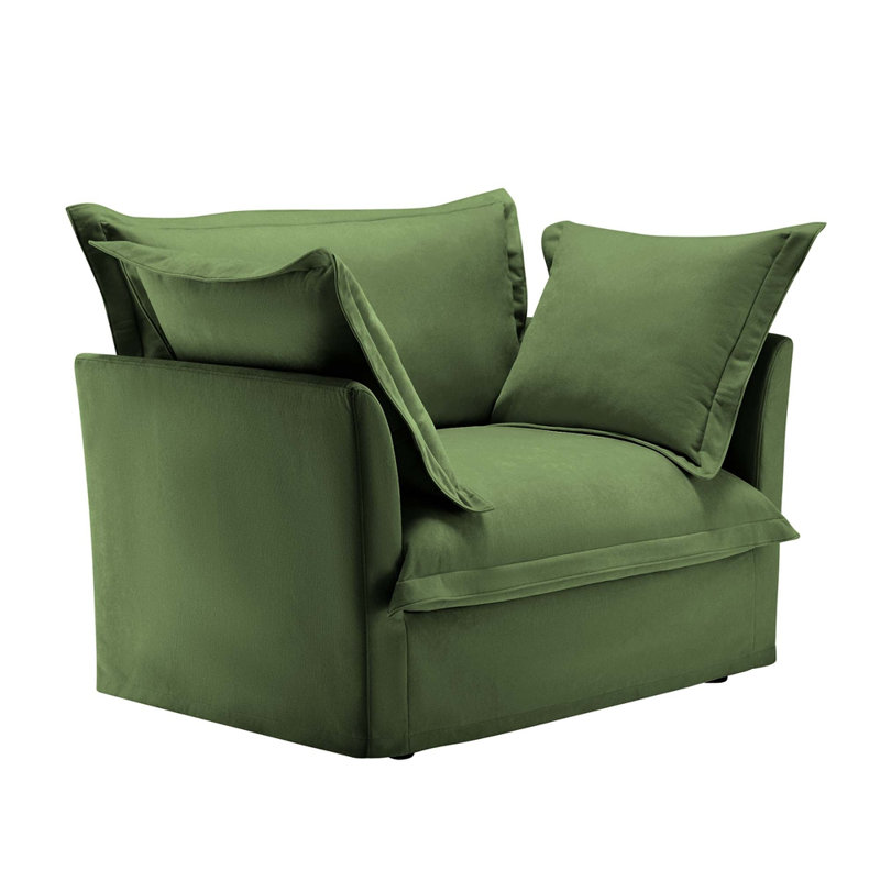 Canapé-lit simple à siège profond et confortable