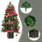 4.5 Ft Christmas Tree, Pre-Lit Christmas Tree