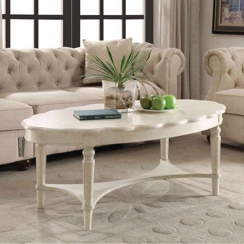 Ensemble de tables basses 2 pièces Cusick, Blanc