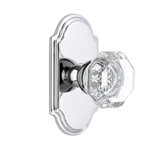 Chambord Door Knob with Arc Rosette