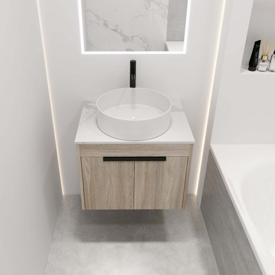 Cilas 18.9'' Single Bathroom Vanity with Top