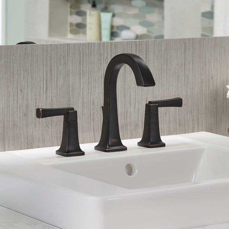 Townsend Widespread 2-handle Bathroom Faucet with Drain Assembly, Legacy Bronze
