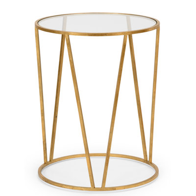 Emery Glass End Table