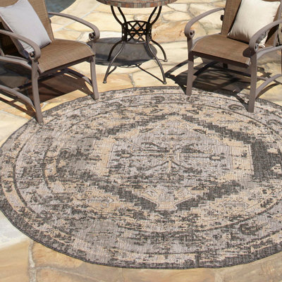 Tapis d'intérieur / extérieur oriental Susan