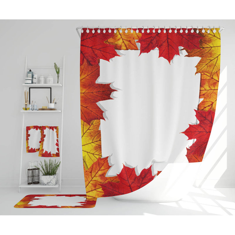 Nebi Polyester Shower Curtain Set
