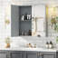 Recessed Framed Mirrored Bathroom Cabinets with Mirror Adjustable Shelves
