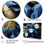 «Azure Blue Roses Arrangement Elegance II», reproduction sur toile-97032280-97032287