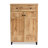 Aadhiran 1-Drawer Shoe Storage Cabinet in Oak Brown Finished Wood, 45.1'' H X 30.6'' W X 15'' D