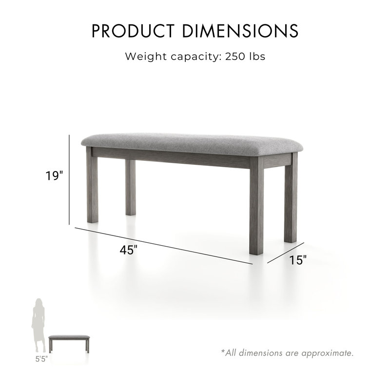 Banc rembourré Araujo
