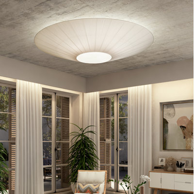 Siam Polyester Semi Flush Mount