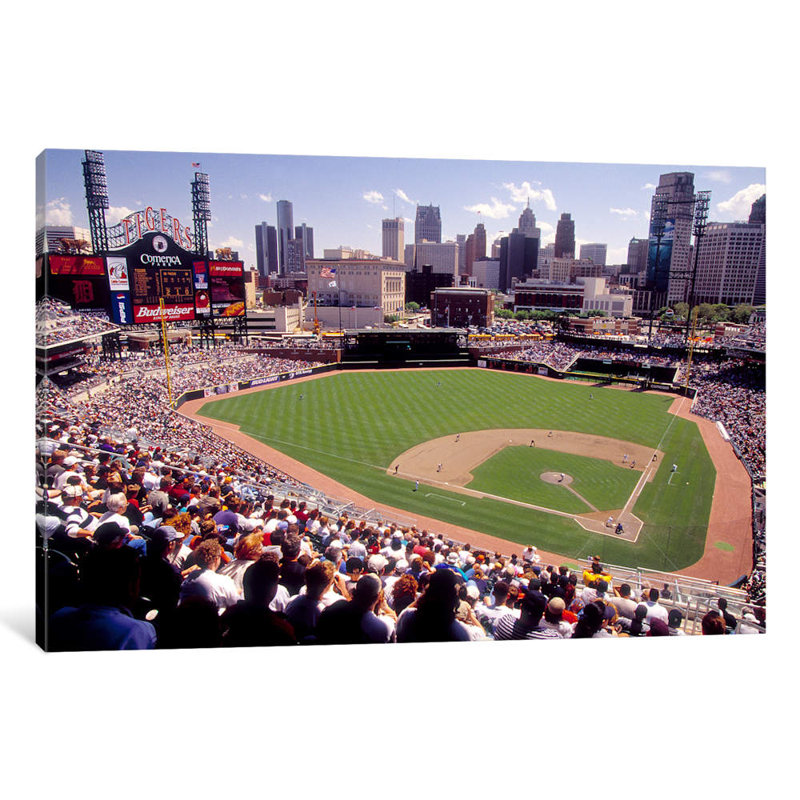 Home Of The Detroit Tigers Baseball Team, Comerica Park, Detroit, Michigan, USA by Panoramic Images - Print on Canvas