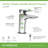 Verity Single Handle Bathroom Faucet with Push Pop Drain-92284206