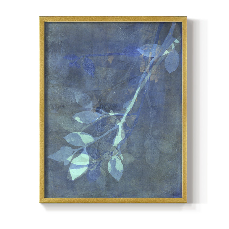 «Branching Out», reproduction encadrée en bois massif, Or, H 14 po x l 11 po