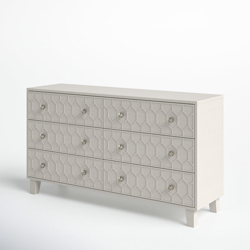 Commode horizontale à 6 tiroirs l 60 po Klinger 