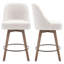 Tabouret pivotant rembourré Mangu-24827790