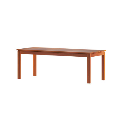 83" Eucalyptus Patio Dining Set