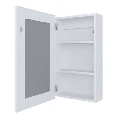 Pharmacie avec miroir inclus Parks, blanc