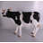 Small Holstein Cow Head Up Statue