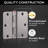 3.5" H x 3.5" W 6 Door Hinges-97755560