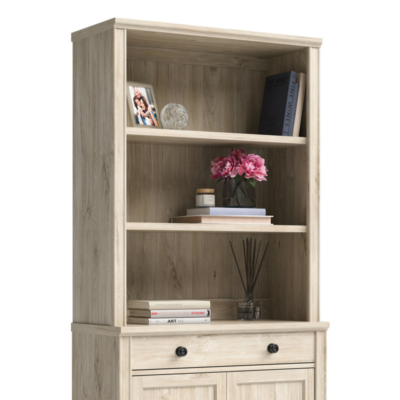 Bahut de bibliothèque, finition brune, Naturel, H 29,83 po x l 45,19 po x P 19,52 po
