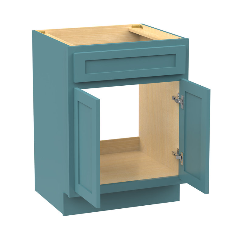 Base de meuble-lavabo simple 24 po seulement, Vert