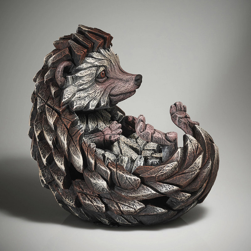 EDGE Sculpture Hedgehog Figure 9in H