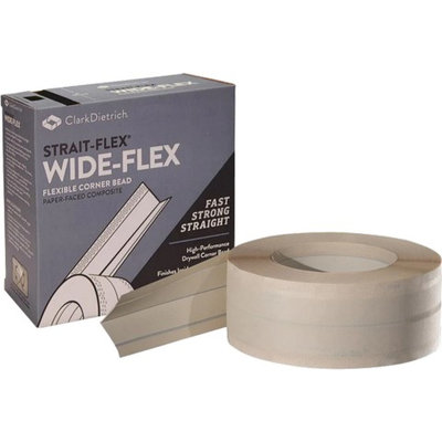 Strait-Flex WF-100 4" X 100' Wide-Flex 4 Paper-Face Composite Tape-1PK