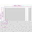100cm H x 5000cm W Powder-Coated Steel Fencing Kits
