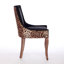 Ensemble de 2 chaises d'appoint avec pieds en bois