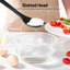 Cuillères en silicone résistantes à la chaleur de 600 ° F: cuillère de cuisine solide et rainurée en U 13,3 po U-Taste, long ustensile en caoutchouc antiadhésif, robuste pour mélanger, servir, remuer, frire, égoutter (noir, 2 pièces)-131284968
