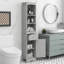 Garde-manger de 67 po Kieger, garde-manger, grande armoire décorative, armoire de rangement-1633830417