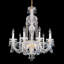 Sterling 9 Light 27in x 31in Chandelier in Gold with Clear Heritage Handcut Crystals-533950592-533950599