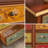 Vintage painted multi-function drawer sideboard