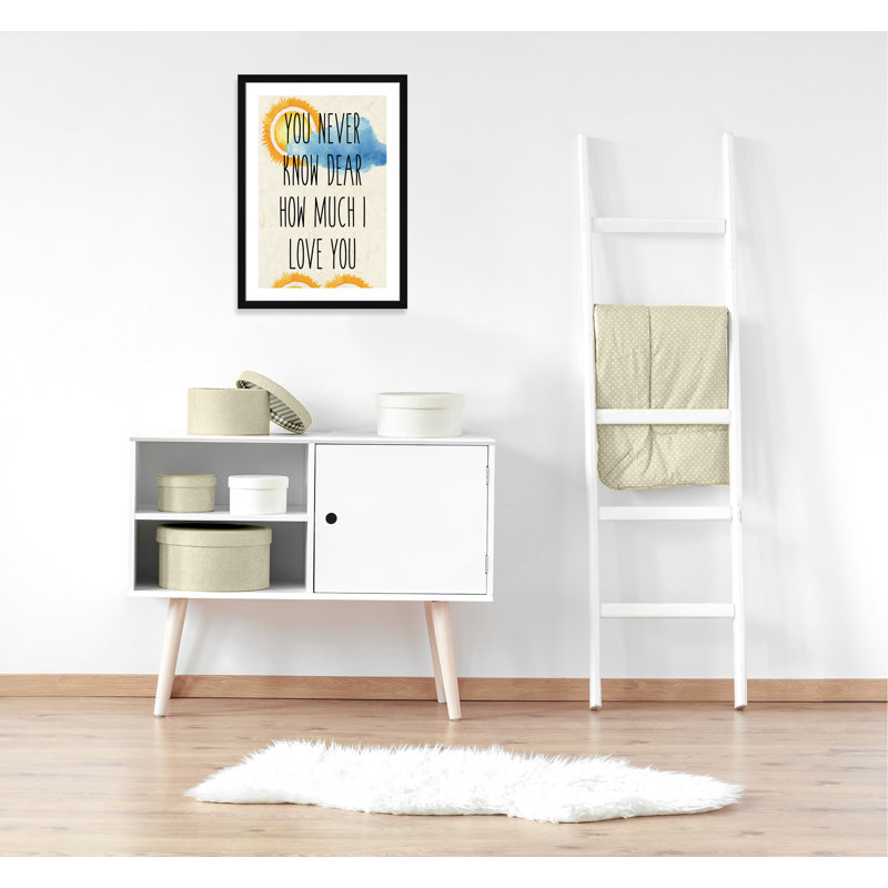 Impression sur papier Sunshine C, H 34,5 po x l 24,5 po x P 0,6 po, Encadré plat noir