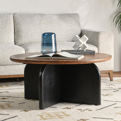 Penelope Solid Wood Round Coffee Table