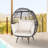 Chanakya Egg Chair with Stand-1656442292