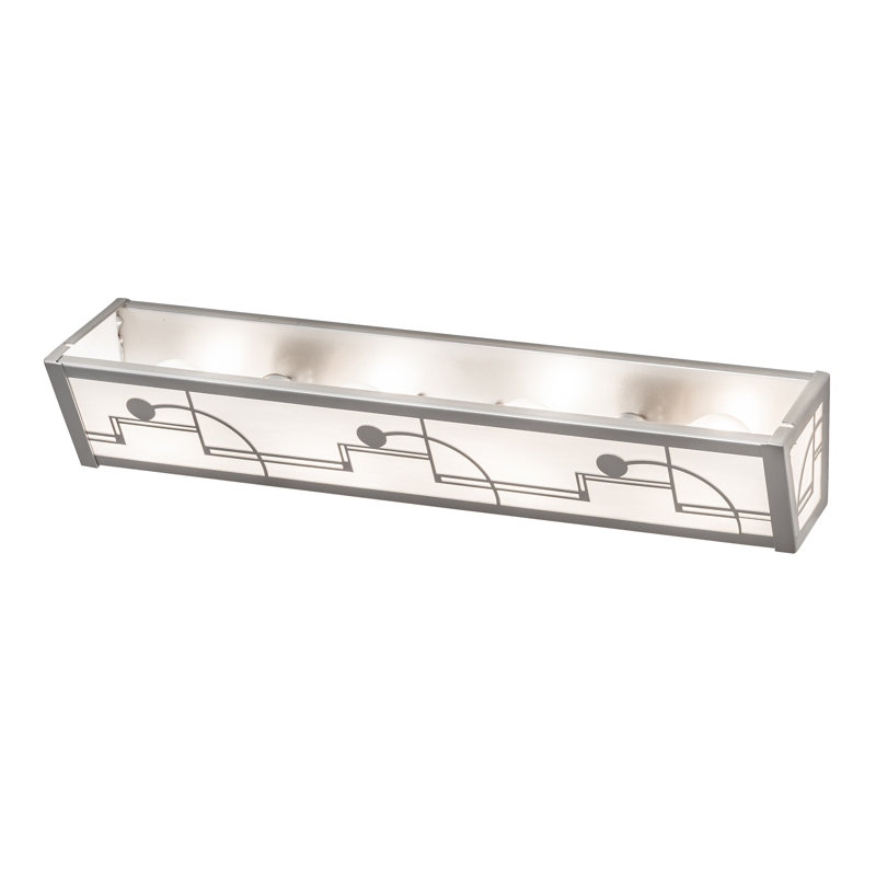 Revival Deco 4 - Light Vanity Light, White
