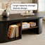 Table basse ovale en ardoise