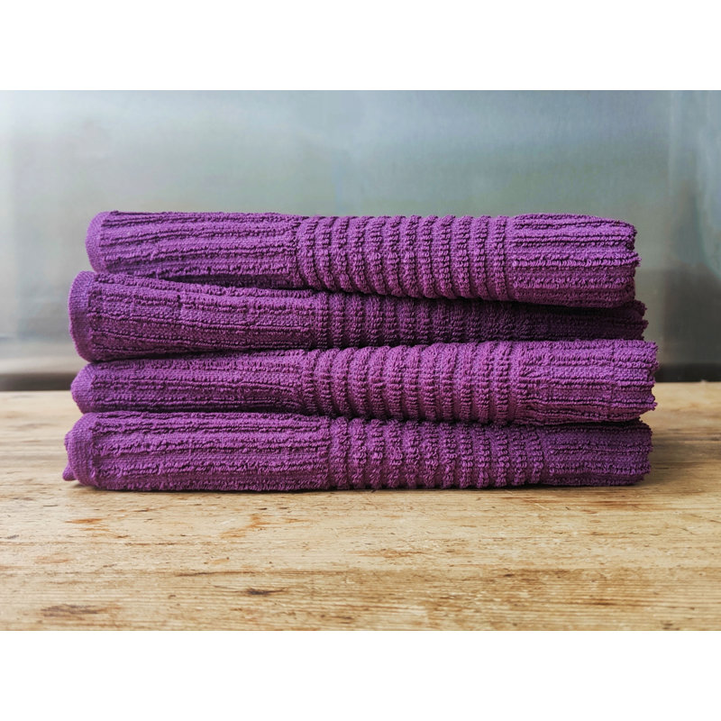 Jacquard Tea Towel Kitchen Towel, Purple